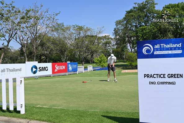 1 person standing outdoors and WATERMILL all Thailand SMG all Thailand olft Qualifying School SRIXON PRACTICE GREEN NO CHIPPING 1 person standing outdoors and WATERMILL all Thailand SMG all Thailand olft Qualifying School SRIXON PRACTICE GREEN NO CHIPPING
