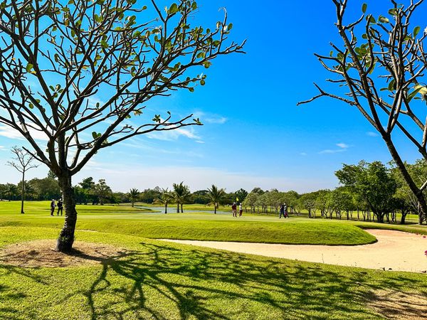 สนามกอล์ฟ กบินทร์บุรี สปอร์ตคลับ Kbsc 5 people grass tree and nature