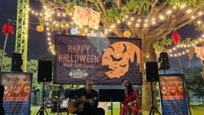 เก็บตกภาพบรรยากาศภายในงาน Halloween Night Golf Party 2022 ขอขอบคุณท่านนักกอล์ฟที่ให้เกียรติมาร่วมเล่นกอล์ฟ ทานอาหาร ร้องเพลง เต้นรำ ดื่ม สนุก หัวเราะ กับพวกเราชาวกรีนวัลเล่ ขาดตกบกพร่องอะไรต้องขออภัยด้วยนะครับ คราวหน้าสัญญาว่าจะจัดงานให้ดีขึ้นกว่าเดิมนะคร