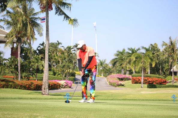 Thai Country Club 1 person golfing golf course and grass Thai Country Club 1 person golfing golf course and grass