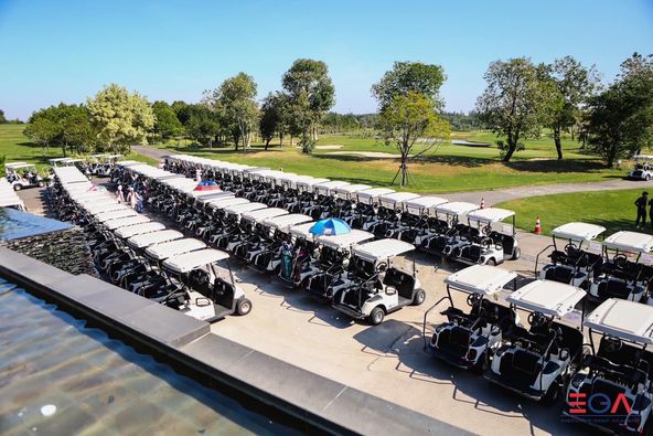 The RG City Golf Club or The Royal Gems Golf City 1 person golf cart and outdoors The RG City Golf Club or The Royal Gems Golf City 1 person golf cart and outdoors