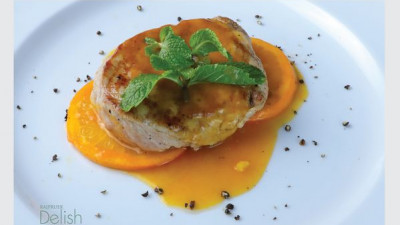 Grilled Pork Loin with California Orange Sauc