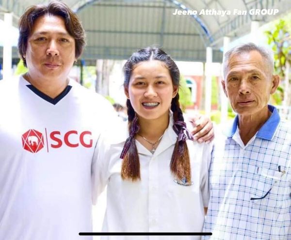 Krungthep Kreetha 3 people people standing and Jeeno Atthaya Fan GROUP SCG