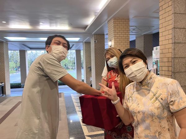 The Vintage Club 2 people people standing hospital and indoor