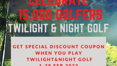 Celebrate 15,000 golfers of Twilight &amp;Night Golf at Green Valley Country Club.