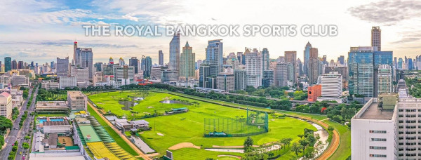The Royal Bangkok Sports Club skyscraper and text