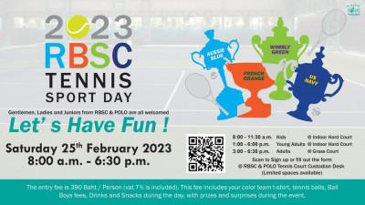 SPORTS NEWS :: 2023 TENNIS SPORT DAY