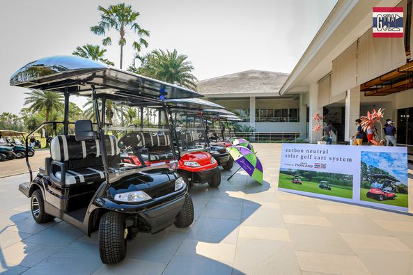 Lotus Valley Golf Resort 3 people motorcycle and outdoors