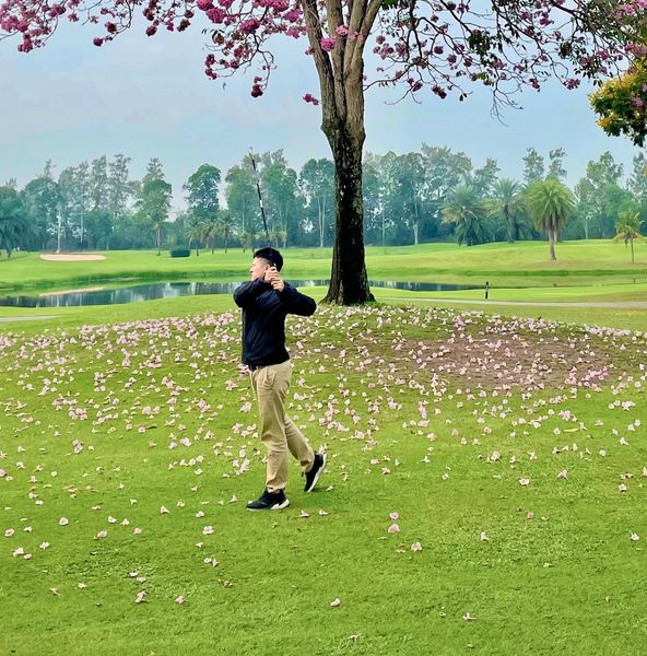 Lotus Valley Golf Resort 1 person playing a sport nature golf course and grass