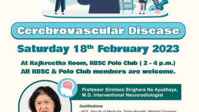 [ Don't Miss ]  Health Talk session Cerebrovascular Disease