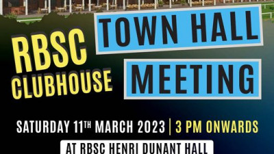 :: EVENT NEWS :: TOWN HALL MEETING - RBSC CLUBHOUSE