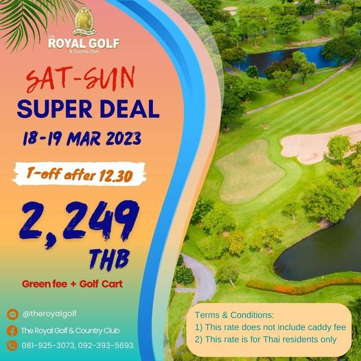The Royal Golf amp Country Club outdoors and text
