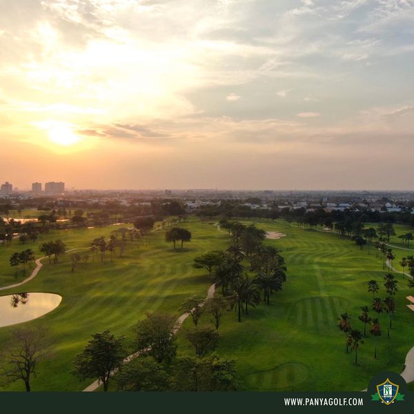 Panya Indra Golf Club tree grass nature golf course twilight and sky