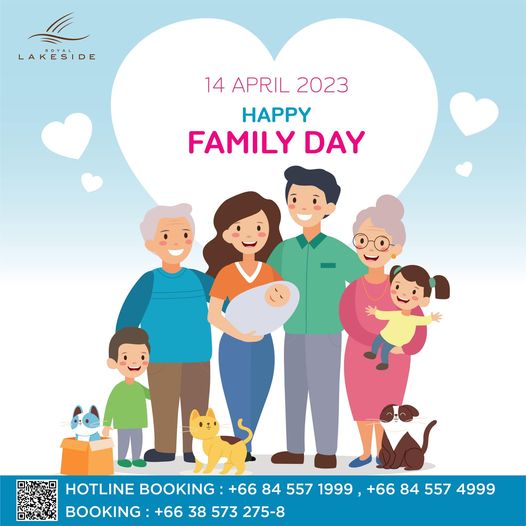 Royal Lakeside Golf Club LAKESIDE 14 APRIL 2023 HAPPY FAMILY DAY HOTLINE BOOKING 66 84 557 1999 66 84 557 4999 BOOKING 66 38 573 275 8