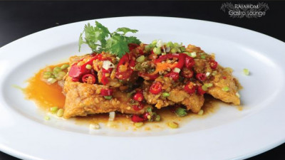 Stir Fried Grouper with Hong Kong Salted Soya Sauc