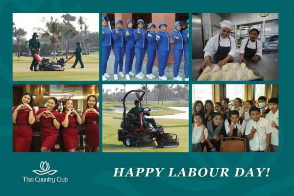 Thai Country Club 16 people golf cart hospital and Thai Country Club HAPPY LABOUR DAY