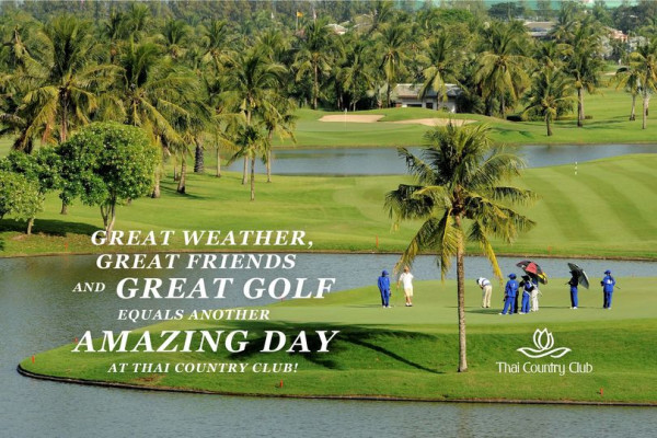 Thai Country Club 7 people people golfing golf cart golf course and GREAT WEATHER GREAT FRIENDS AND GREAT GOLF EQUALS ANOTHER AMAZING DAY AT THAI COUNTRY CLUB Thai Country Club