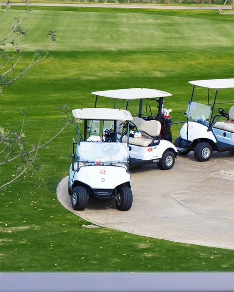 Siam Country Club Bangkok golf golf cart golf course and text