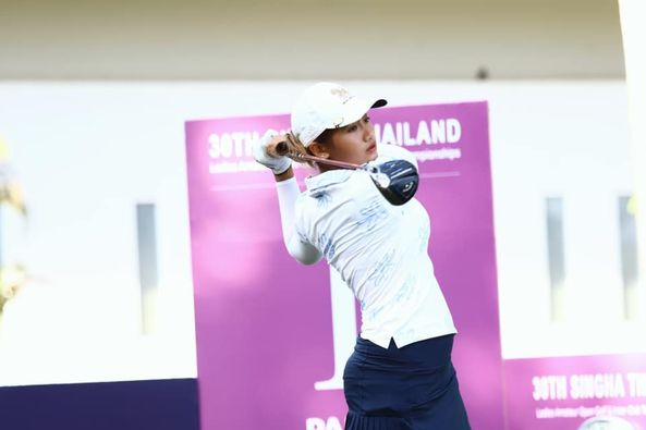 Lotus Valley Golf Resort 1 person golfing playing tennis golf course and 30TH JAILAND 30TH SINGHA