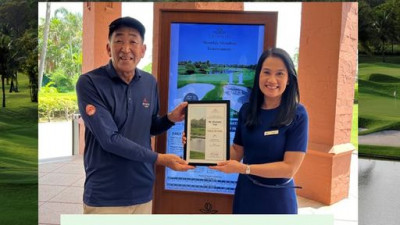Congratulations to Mr. Shuntaro Tsuji, our member who made a hole-in-one on hole # 11 today