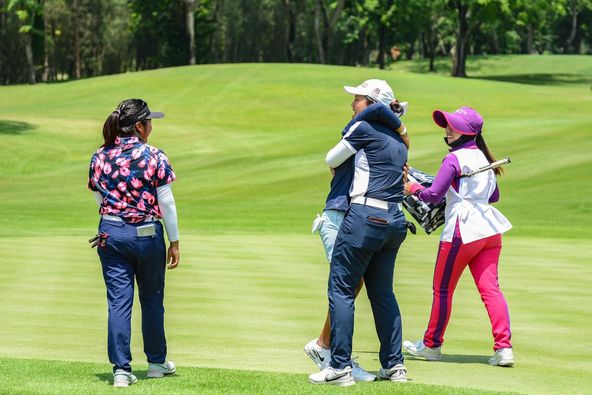 Lotus Valley Golf Resort 3 people people golfing and golf course