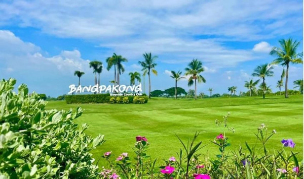 Bangpakong Riverside Country Club golf golf cart golf course and text