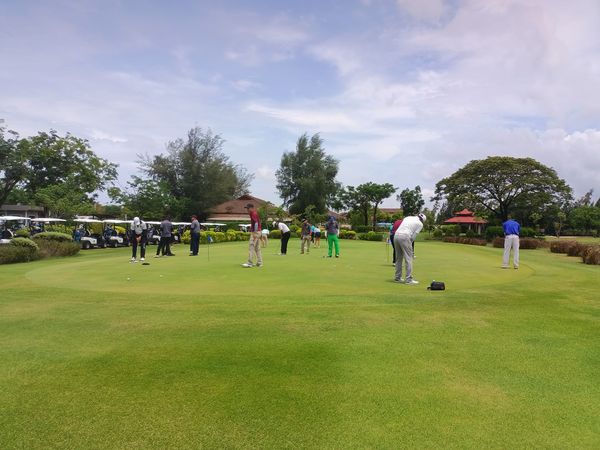 Bangpakong Riverside Country Club 9 people people golfing and golf course-4
