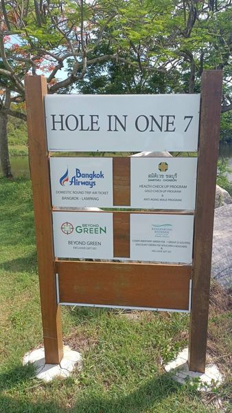 Bangpakong Riverside Country Club golf golf course and text