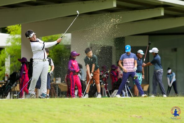 Lotus Valley Golf Resort 9 people people golfing golf course and Thailand Junior