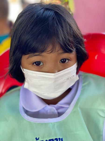 Bangpakong Riverside Country Club 1 person child smiling and hospital