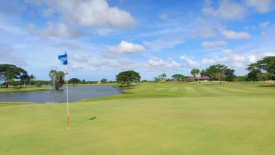 Green condition is pretty good welcome to Bangpakong Riverside Country Club enjoy your weekend golf with us