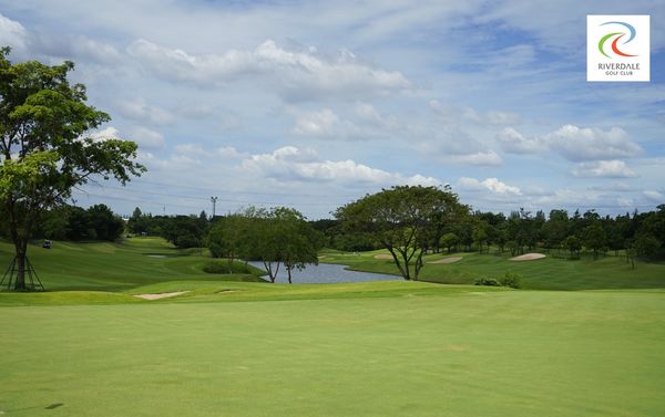 Riverdale Golf Club golf golf cart golf course and text-2