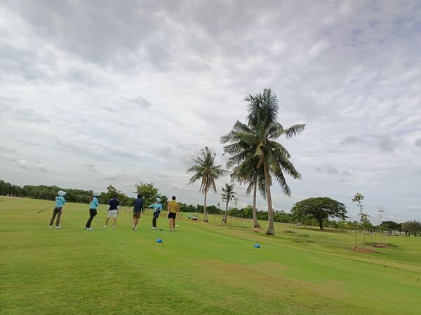 Bangpakong Riverside Country Club 6 people people golfing grass and golf course
