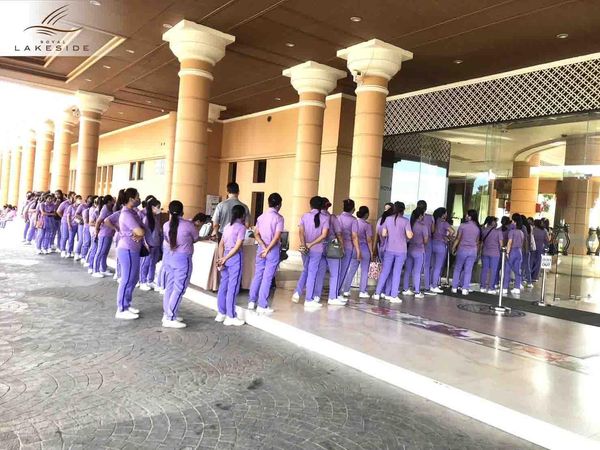 Royal Lakeside Golf Club 16 people and hospital