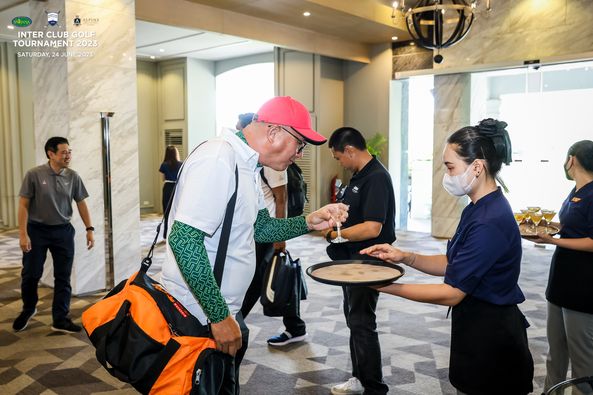 Alpine Golf Club 6 people people golfing and ALPINE INTER CLUBG GOLF TOURNAMENT 2023 SATURDAY 24 JUNE 2023 N