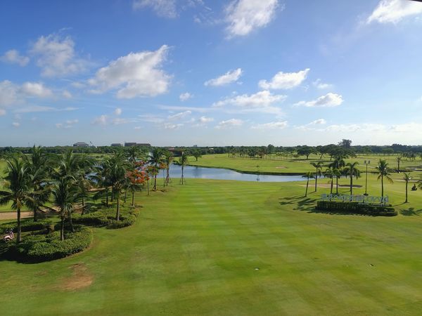Bangpakong Riverside Country Club golf golf cart grass and golf course