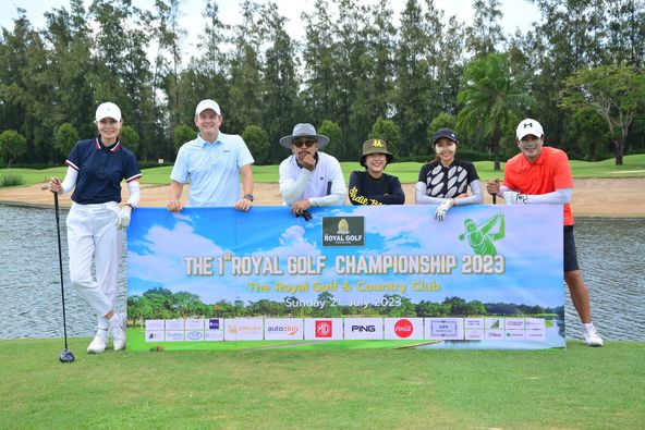 The Royal Golf amp Country Club 6 people people golfing golf course and text
