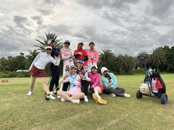 Bangpakong Riverside Country Club 7 people people golfing and golf course