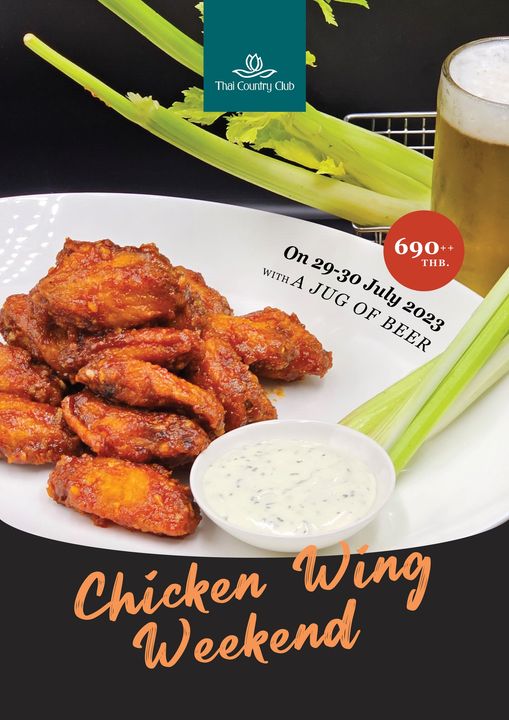 Thai Country Club ThaiCyClu Thai Country Club On 29 30 July 690 WITHA A THB WITH JUG OF FBEE BEER 2023 Chicken Wing Weekend