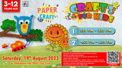 EVENT NEWS :: CRAFTS FOR KIDS IN AUGUST - Paper Craft