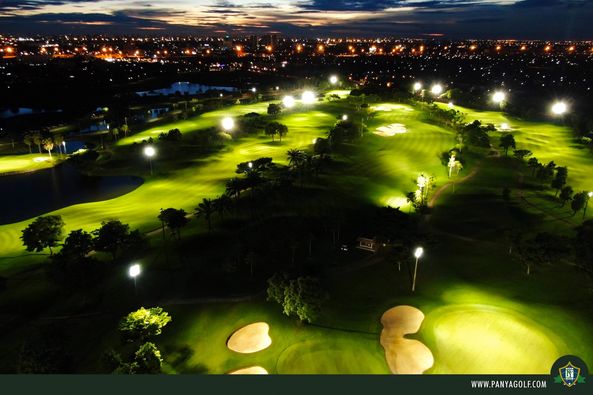 Panya Indra Golf Club golf golf cart golf course and twilight