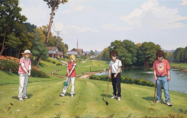 Alpine Golf Club May be a doodle of 4 people