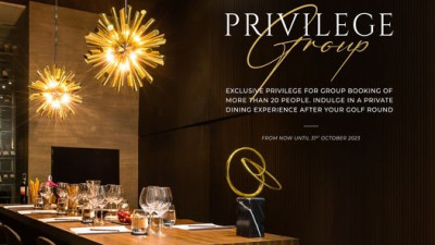 Indulge in post-golf luxury with Nikanti Golf Club's privilege group exclusive offer.