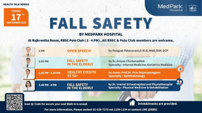 EVENT NEWS :: Health Talk Session “FALL SAFETY”