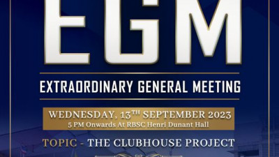 REMINDER :: The Club’s Extraordinary General Meeting (EGM)