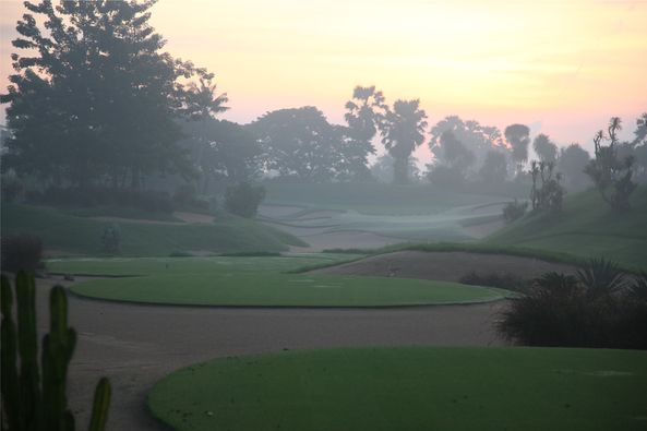 Nikanti Golf Club Nakhon Pathom golf golf cart twilight and golf course