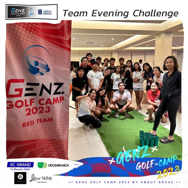 Lotus Valley Golf Resort nbsp 7 people people golfing and GENZ OLFCAMP ABOUT GRASS Team Evening Challenge G GENZ NZ GOLF CAMP 2023 RED TEAM SC GRAND Sustainable Textile UDOMPANICH Potus Valley Resort GENZ GOLF LAM2 GOLF xCAMP GENZ GOF CAMP 2023 BY ABOUT GRASS