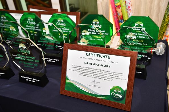 Alpinegolfresort Chiangmai golf and text