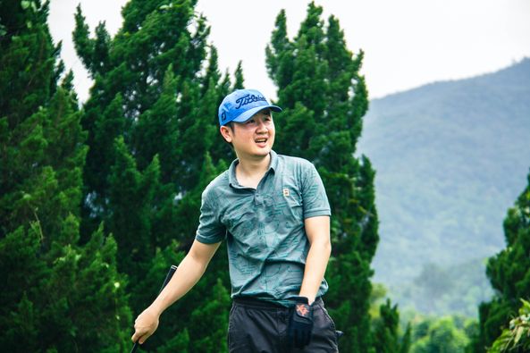 Gassan Khuntan Golf amp Resort Thailand 1 person golfing and golf course
