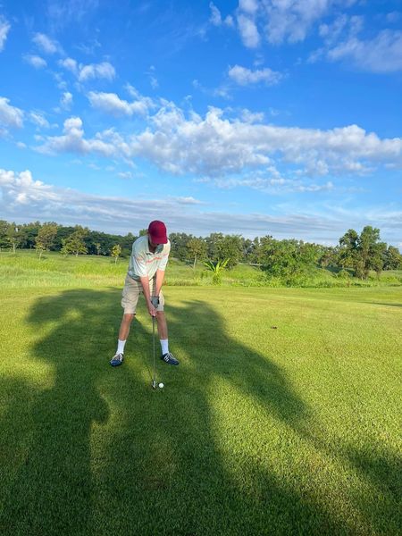 สนามกอล์ฟหริภุญชัย กอล์ฟคลับ nbsp 1 person golfing and golf course